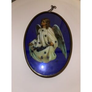 Via Vermont Artistry Glass Art Catcher 1993 Thomas Cathey ANGEL Sun Catcher‎